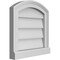 Ekena Millwork Arch Top Surface Mount PVC Gable Vent: Functional, w/ 2"W x 2"P Brickmould Sill Frame, 16"W x 16"H GVPAR16X1603SF - alternate 3